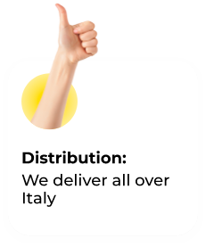 Distribution: we deliver all over Italy