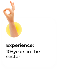 Experience: 10+years in the sector
